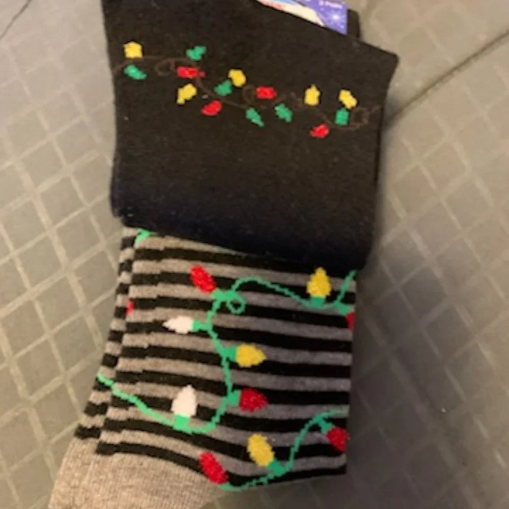 Fleece Navidad Socks